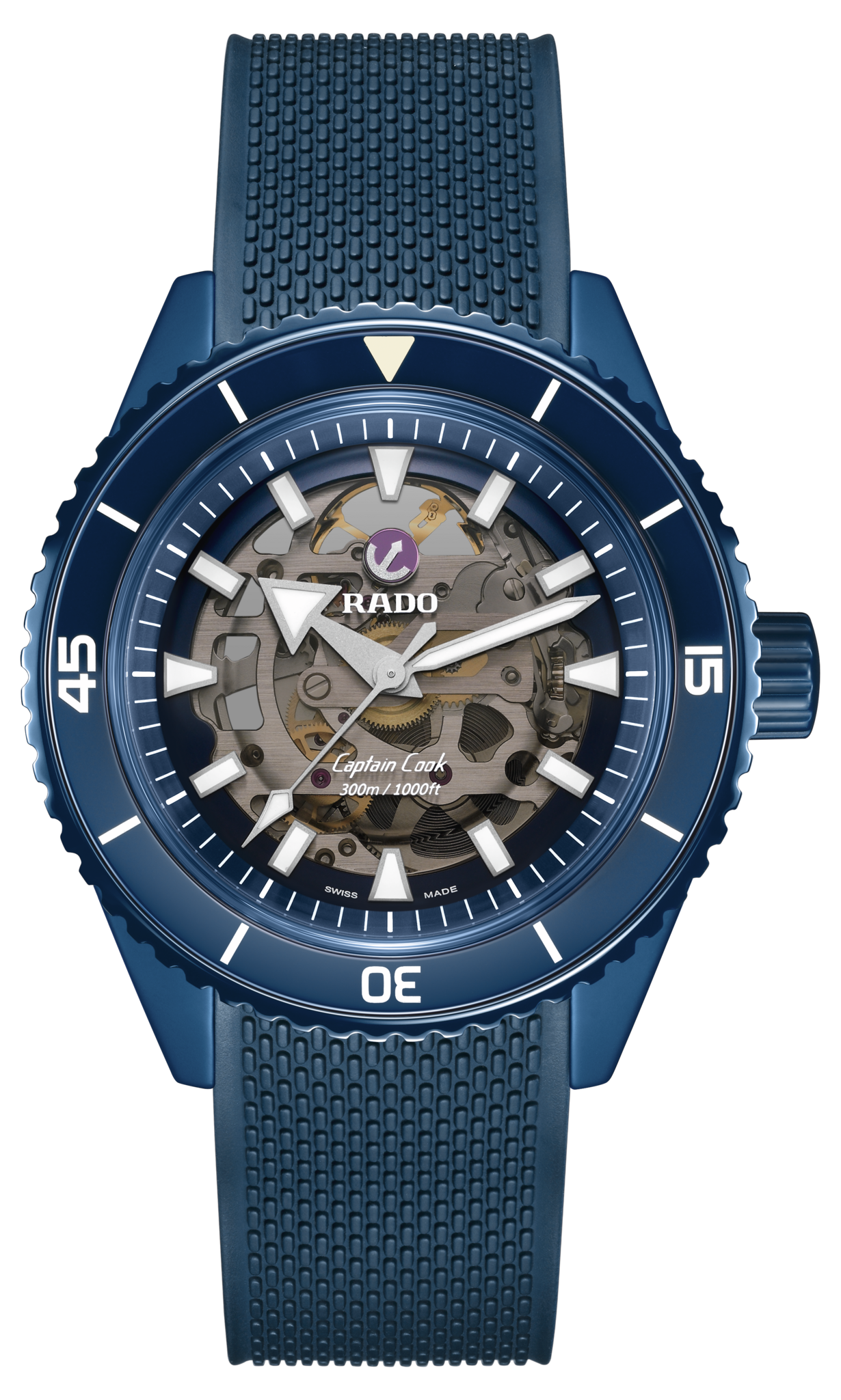 Rado Captain Cook High-Tech Ceramic Skeleton Blue r32153209