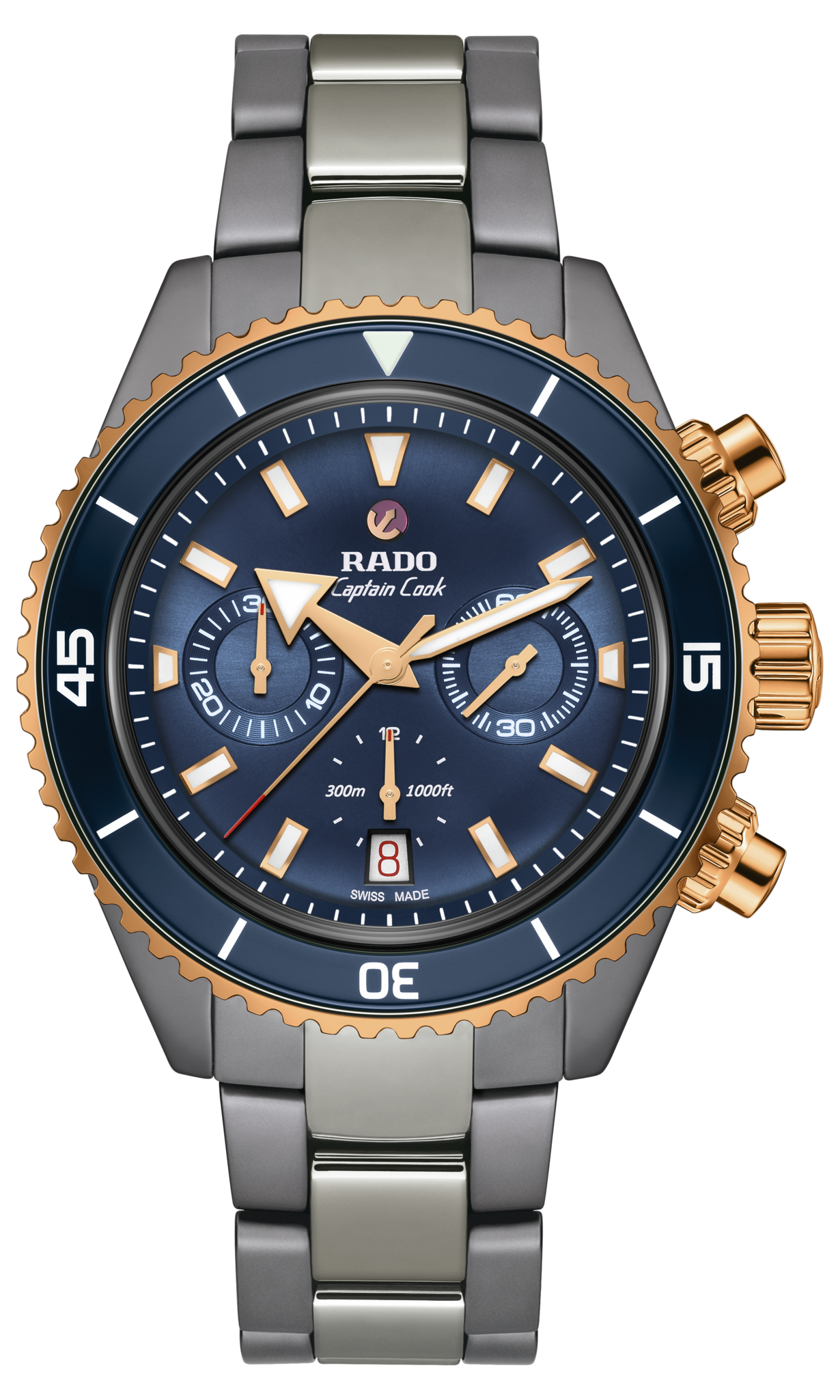 Rado Captain Cook High-Tech Ceramic Chronograph Blue r32105203