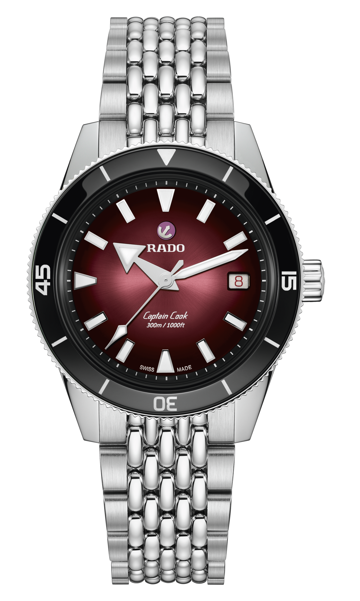 Seiko Rado Captain Cook Automatic Black r32223408