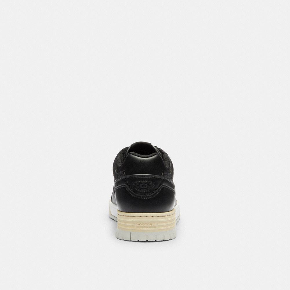 Coach Soho Sneaker With Signature Canvas Charcoal