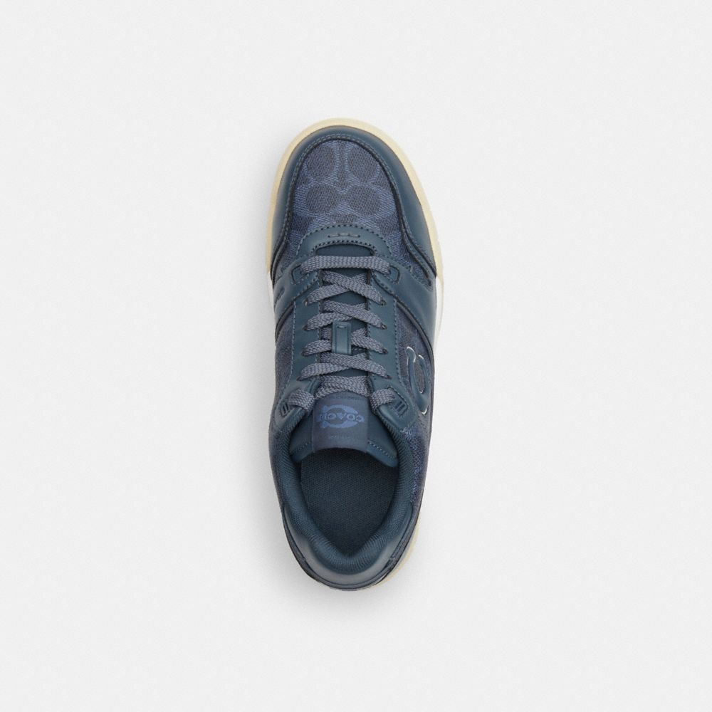 Women's Coach Soho Sneaker In Signature Canvas Denim Denim