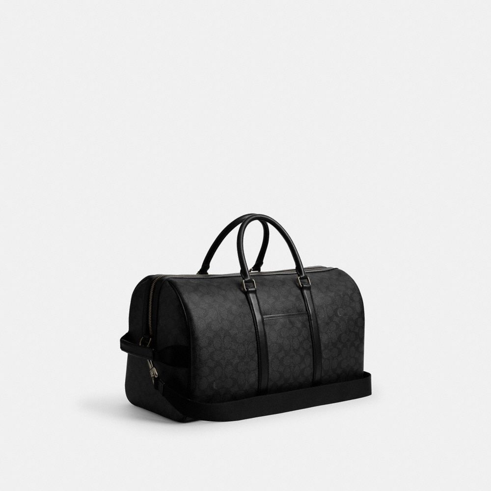 Coach Venturer Bag In Signature Canvas Gunmetal Charcoal Black