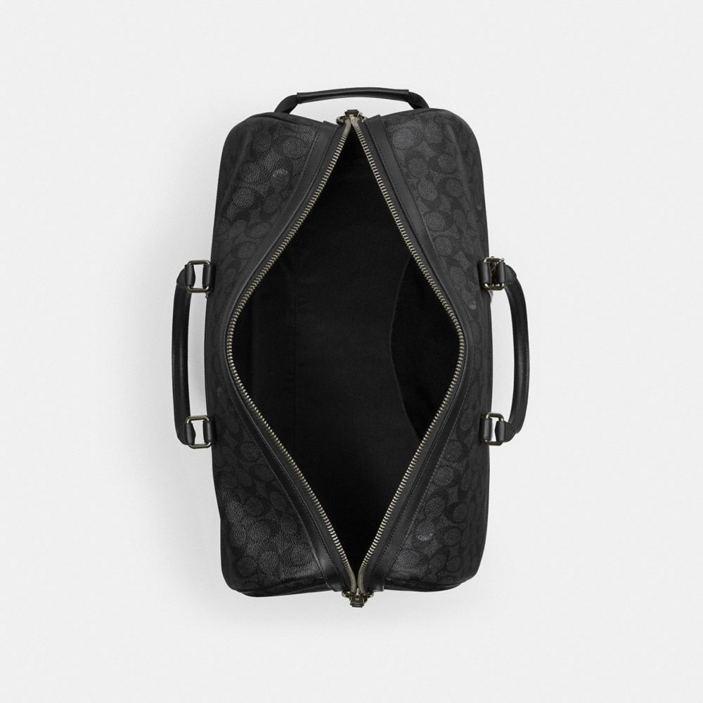 Coach Venturer Bag In Signature Canvas Gunmetal Charcoal Black