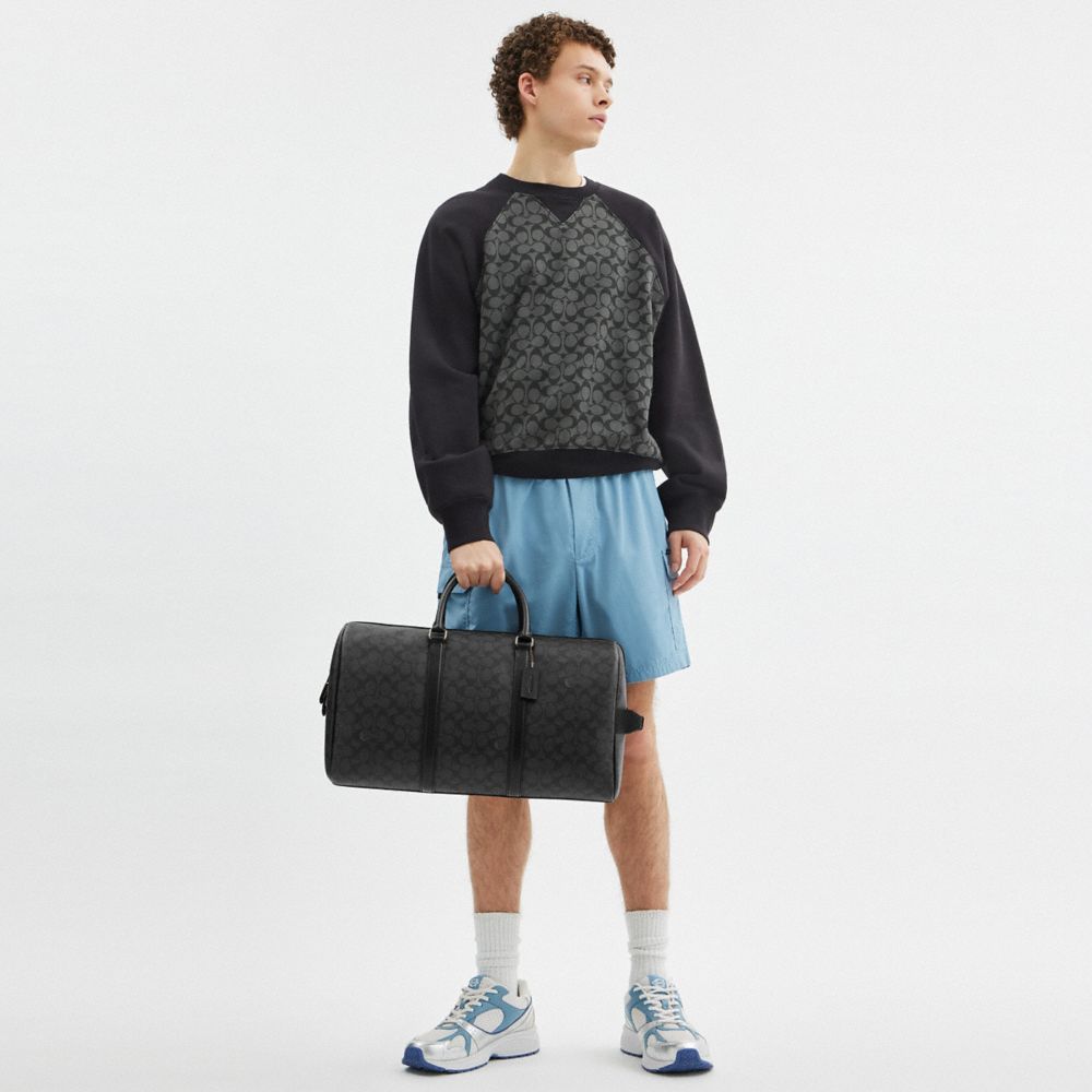 Coach Venturer Bag In Signature Canvas Gunmetal Charcoal Black