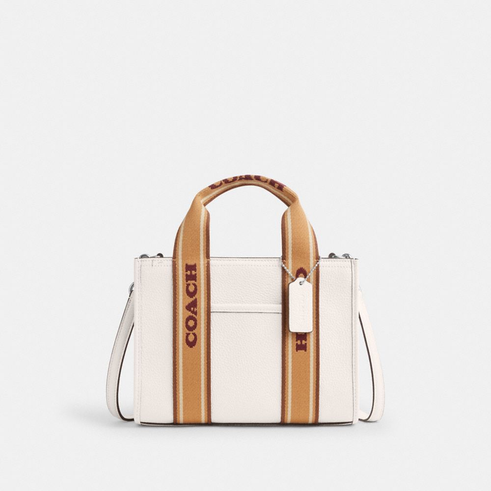 Coach Smith Tote Bag 24 Silver Chalk Multi