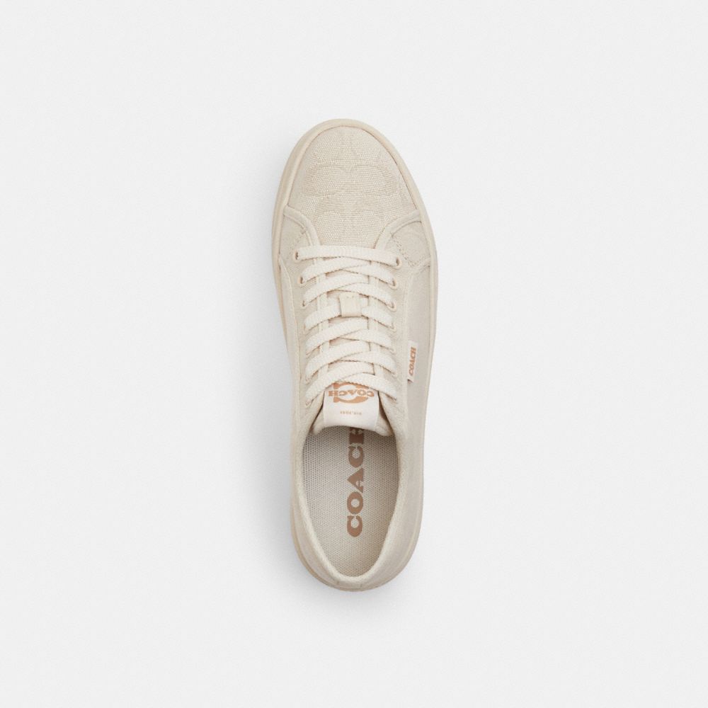 Women's Coach Canvas Sneaker Chalk