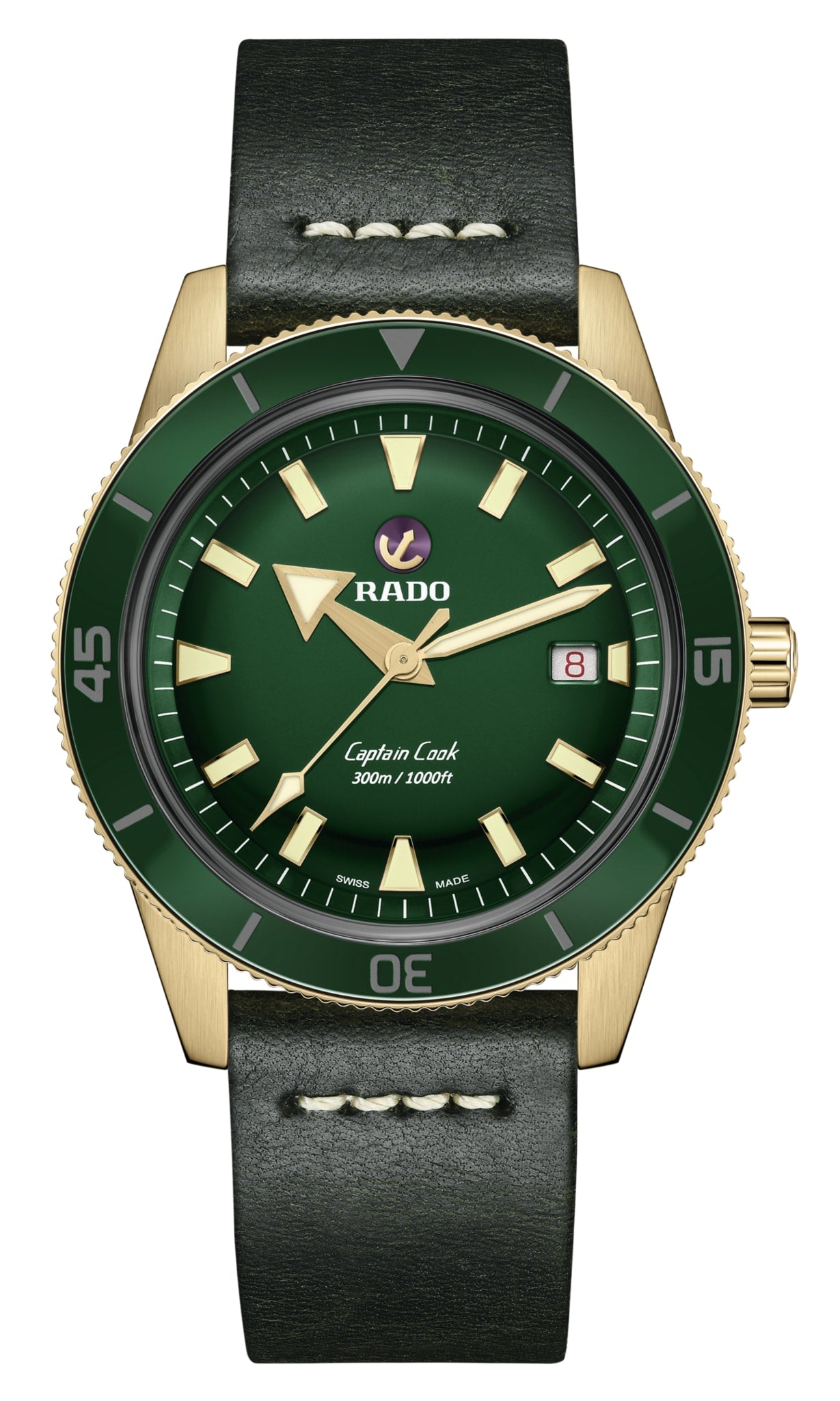 Rado Captain Cook Automatic Bronze Green r32504315