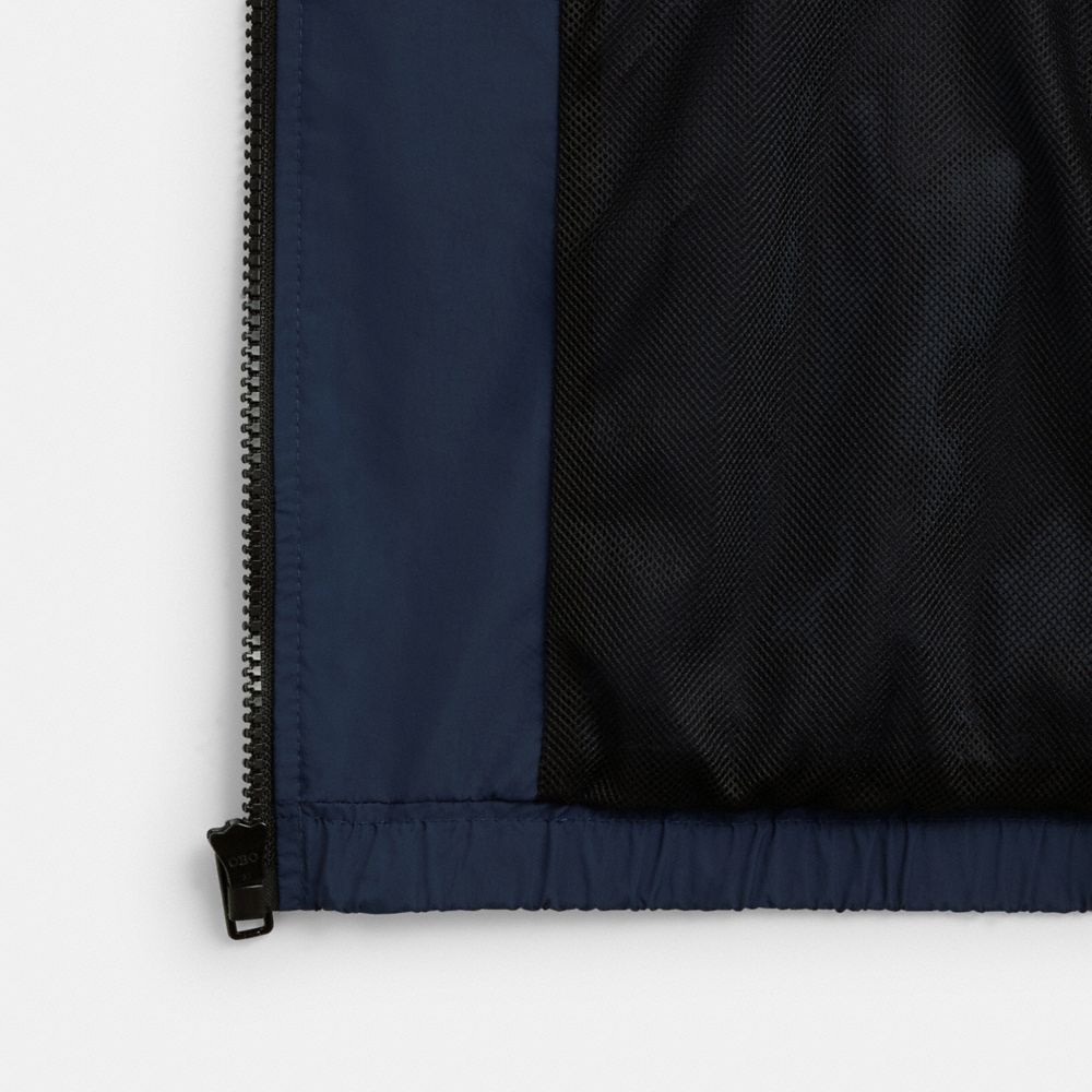 Coach Colorblock Windbreaker Navy Black