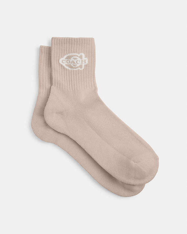 Soho Quarter Crew Socks Grey Birch Grey Birch