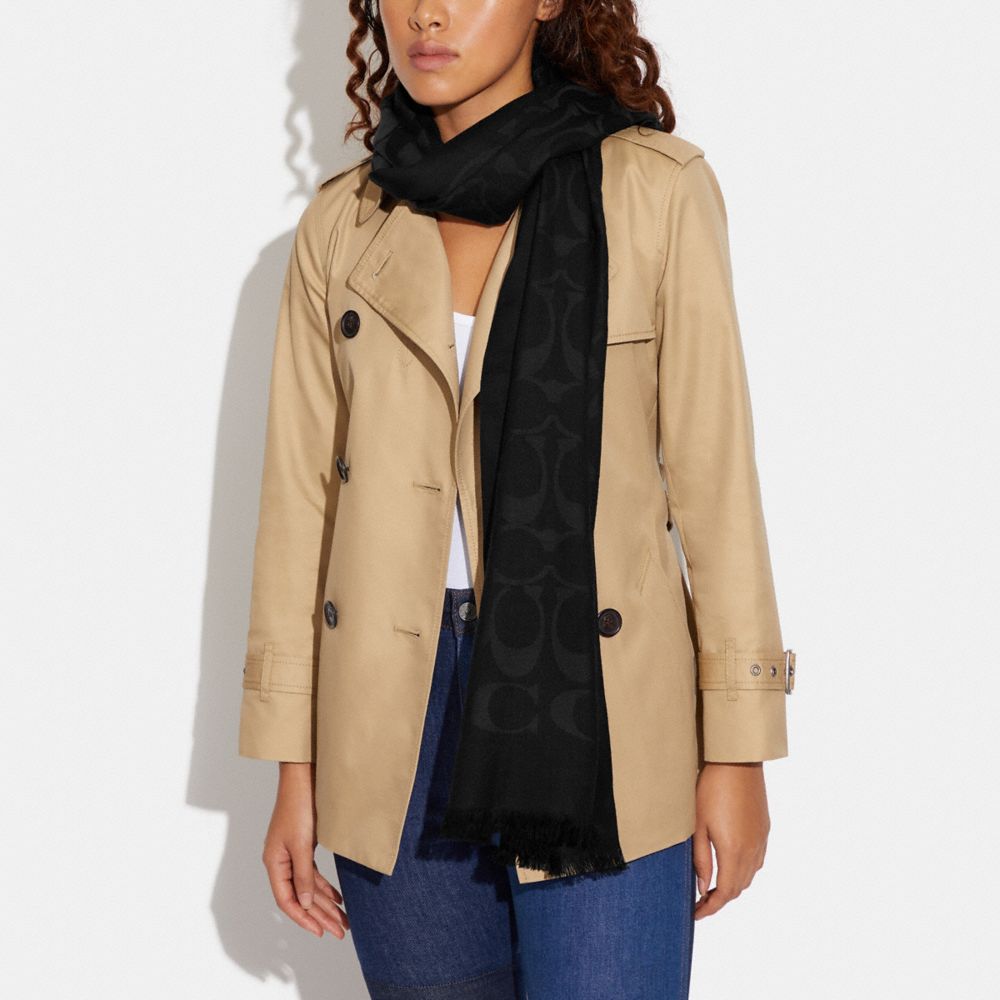 Coach Signature Wrap Black