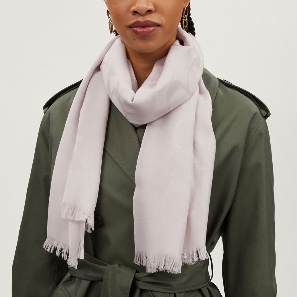 Coach Signature Wrap Grey