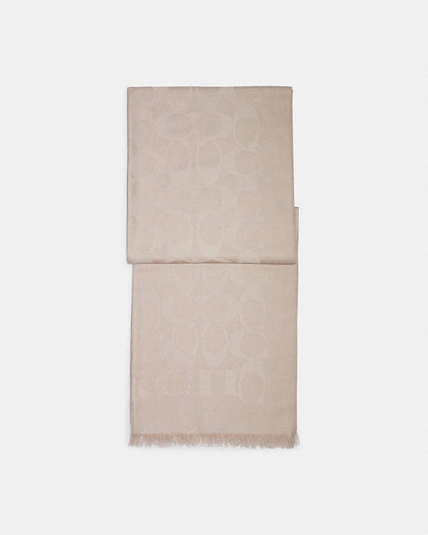 Signature Wrap Wool Silk Blend-Oatmeal Wool Silk Blend-Oatmeal