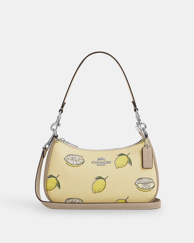 Teri Shoulder Bag With Lemon Print Sv-Garden Glade Multi Sv-Garden Glade Multi