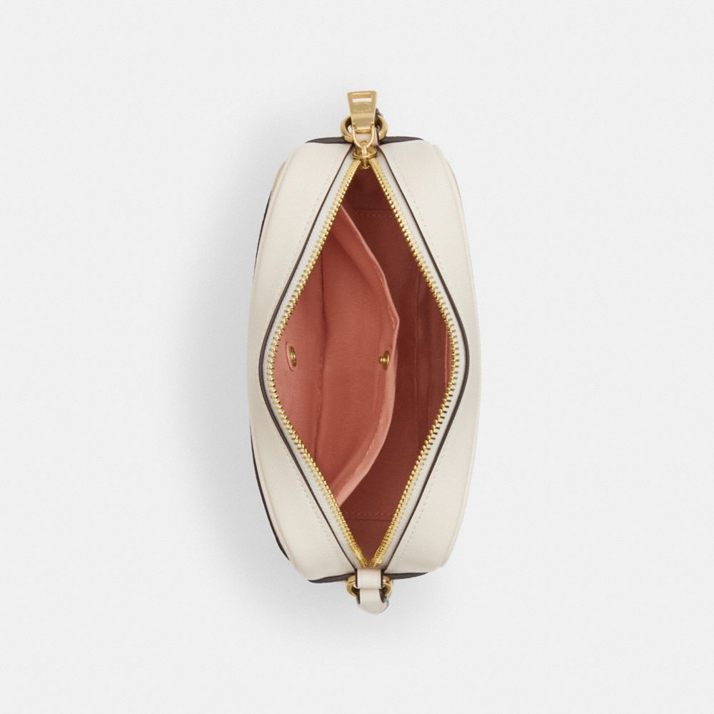 Coach Mini Jamie Camera Bag In Signature Canvas With Floral Print Gold Sand Multi