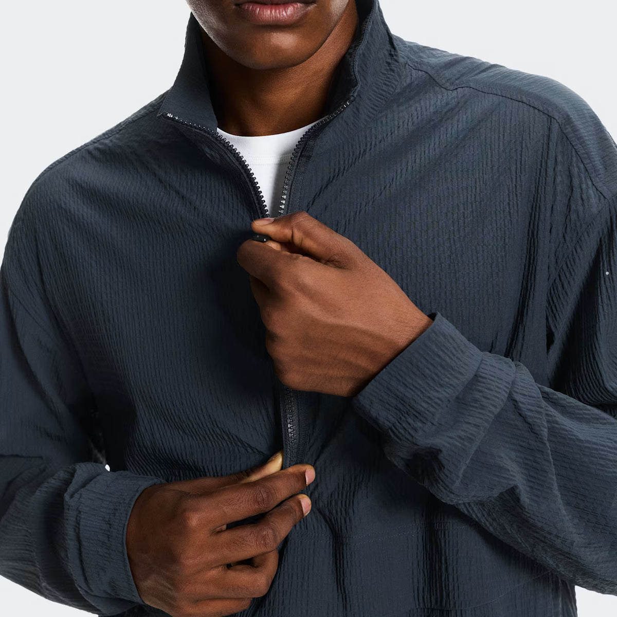 On Courtside 1/2 Zip Eaze Midnight