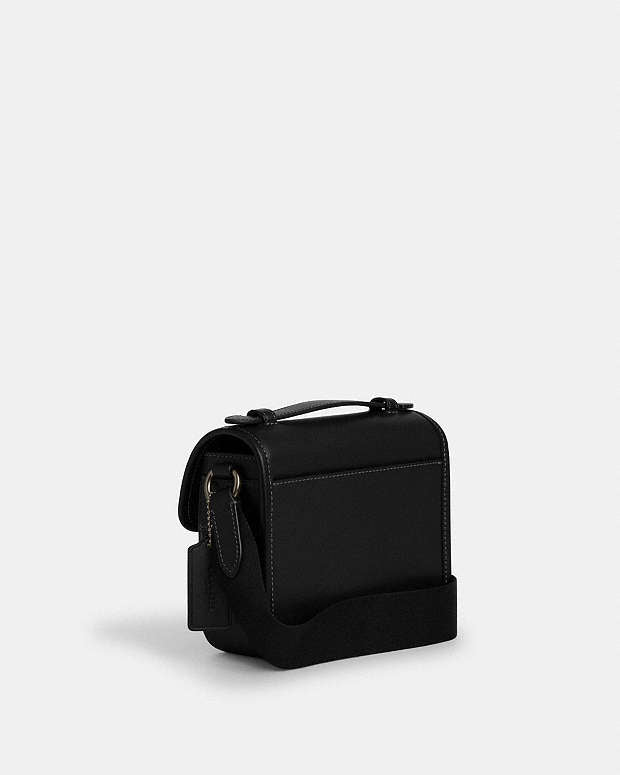 Racer Crossbody Bag Smooth Leather-Gunmetal-Black Smooth Leather-Gunmetal-Black