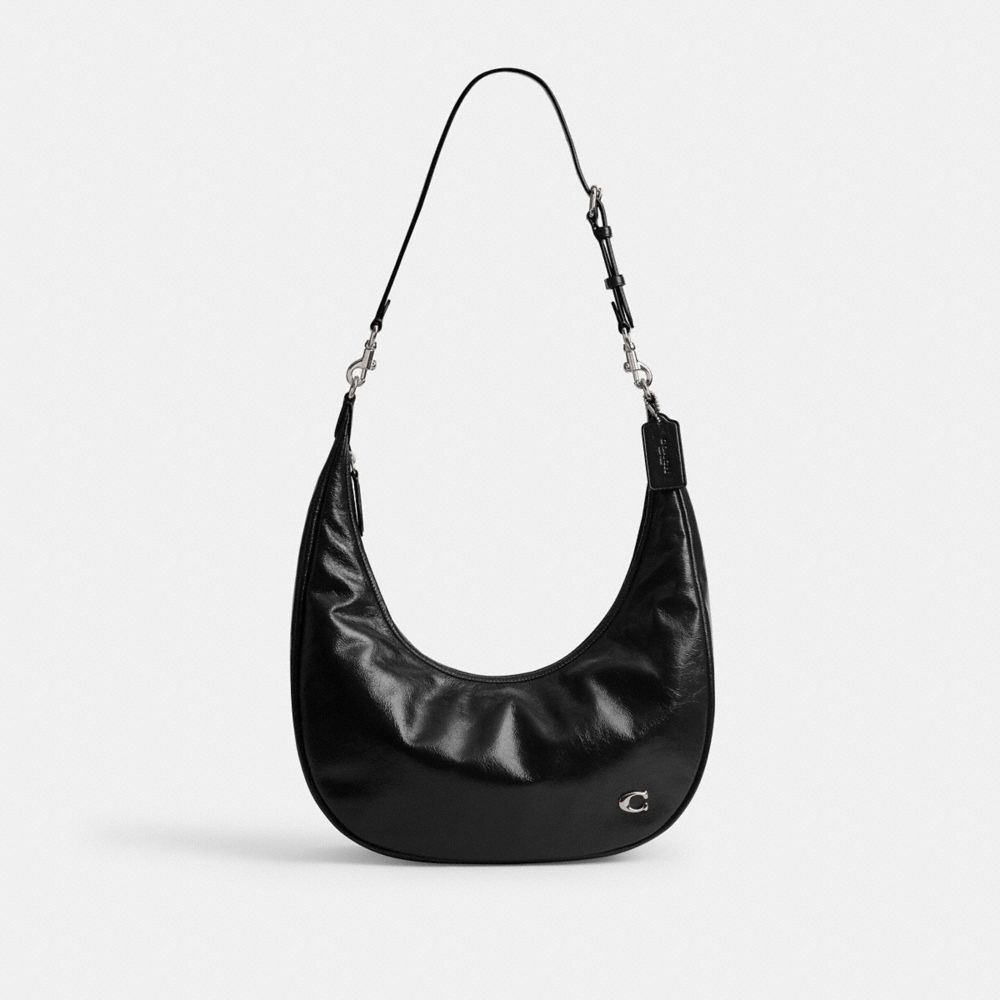 Coach Juliet Sling Bag Silver Black