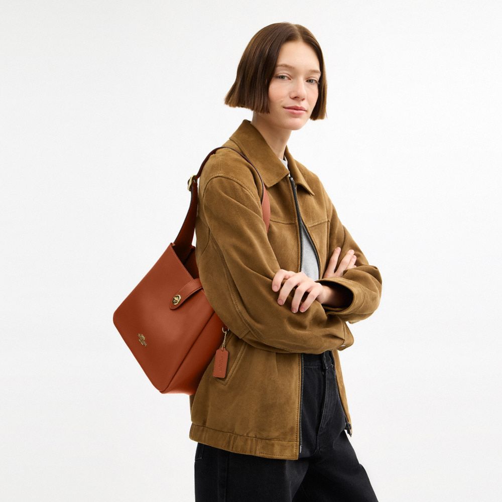 Coach Hadley Convertible Crossbody Gold Tan
