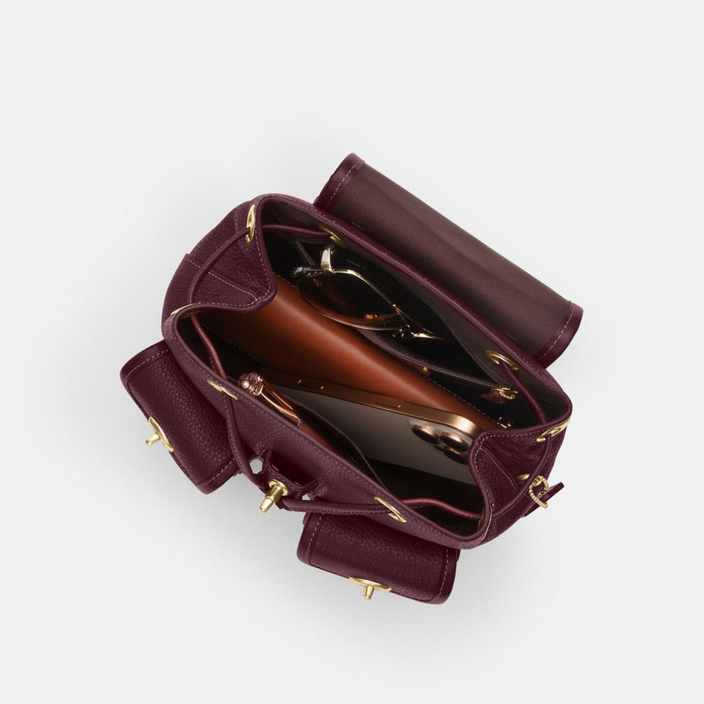 Coach Hadley Backpack Gold