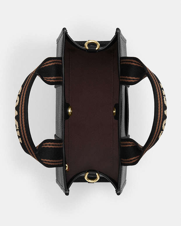 Smith Tote Bag 24 Pebbled Leather-Gold-Black Multi Pebbled Leather-Gold-Black Multi