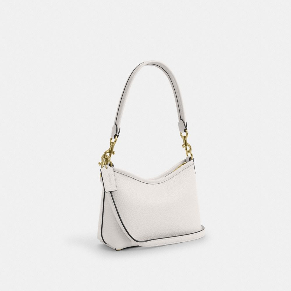 Coach Laurel Small Shoulder Bag Gold Chalk