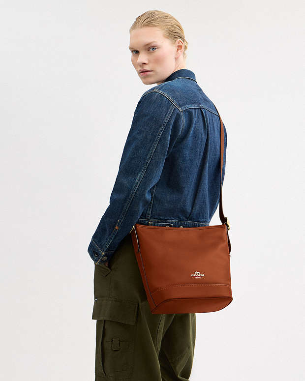 Jude Duffle Bag Smooth Leather-Gold-Tan Smooth Leather-Gold-Tan