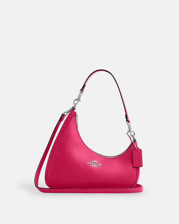 Twisted Teri Shoulder Bag Smooth Leather-Sv-Dragon Fruit Smooth Leather-Sv-Dragon Fruit