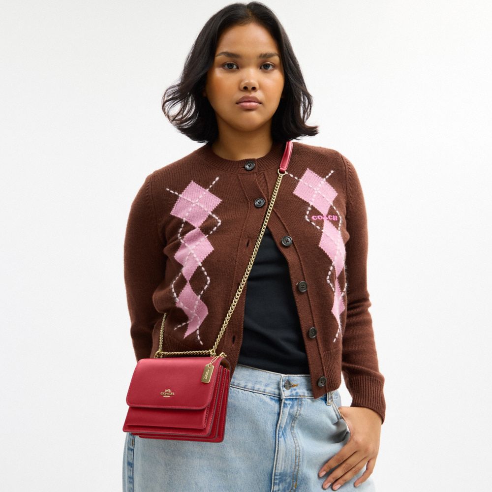 Coach Mini Klare Crossbody Bag Gold True Red