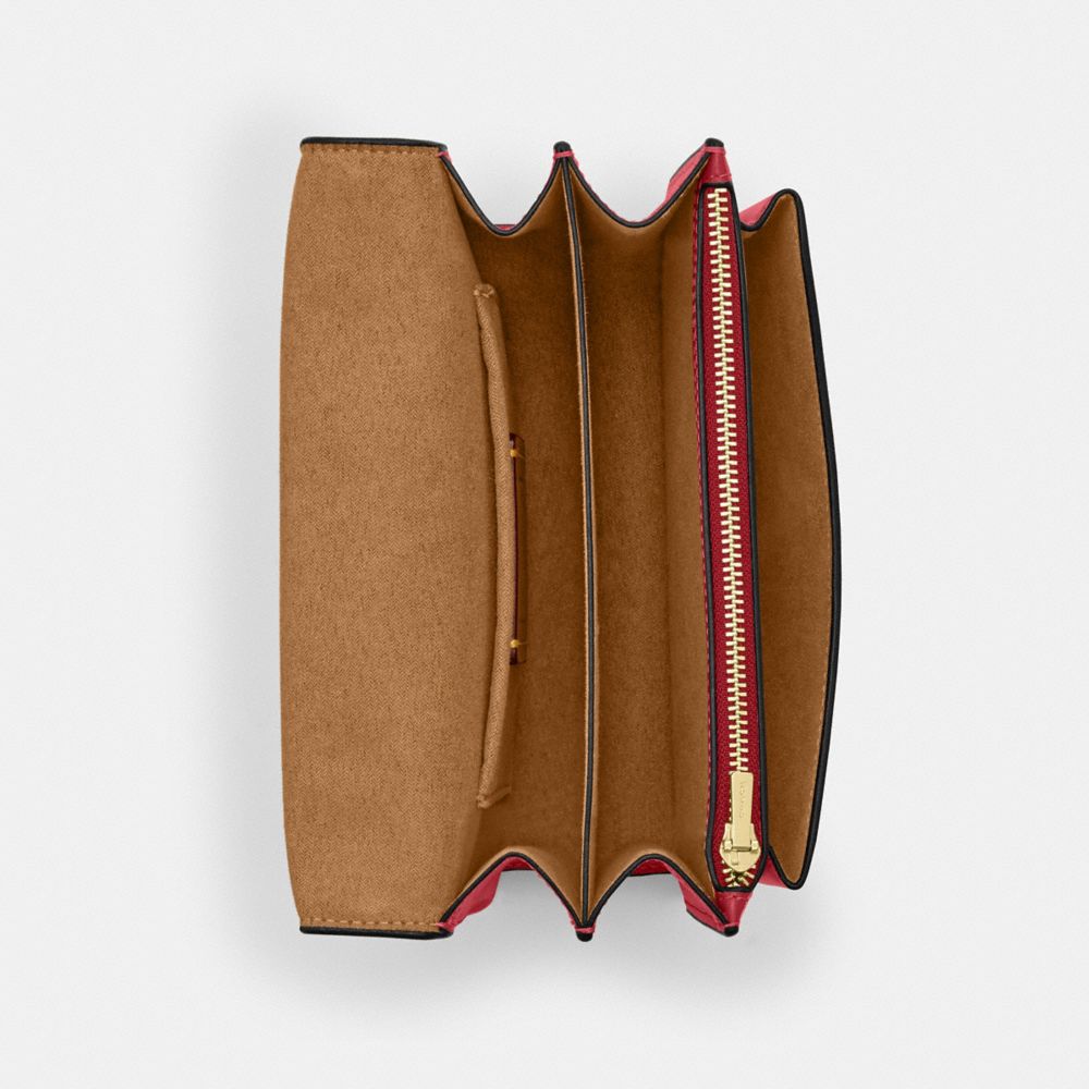 Coach Mini Klare Crossbody Bag Gold True Red