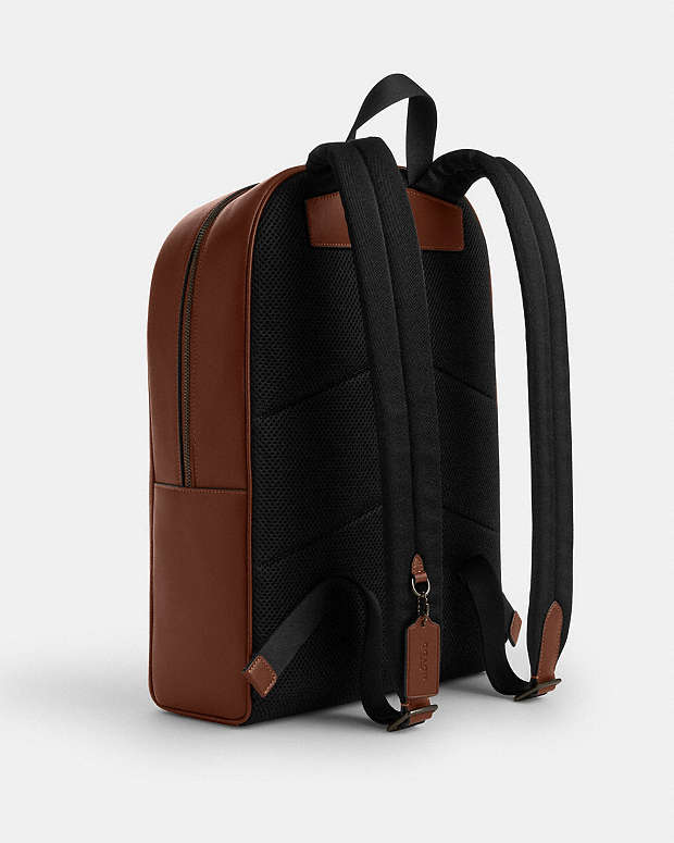 Owen Backpack In Signature Canvas Signature Canvas-Qb-Tan-Vintage Brown Signature Canvas-Qb-Tan-Vintage Brown