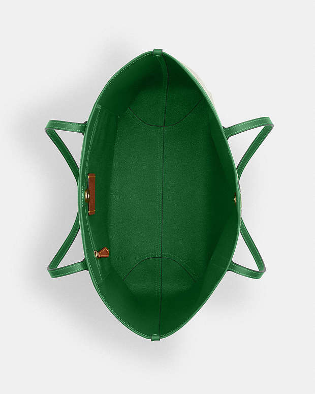 City Tote Bag In Signature Canvas With Coach Graphic Im-Chalk-Kelly Multi Im-Chalk-Kelly Multi