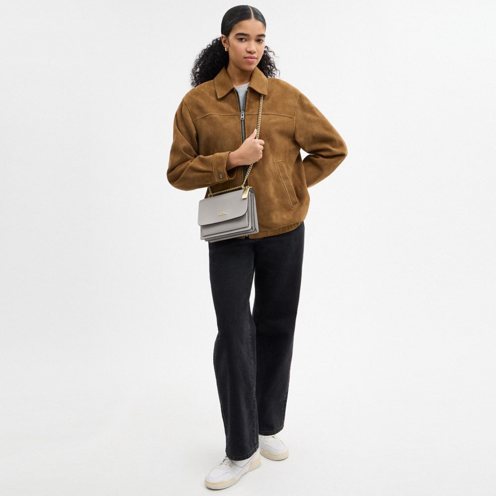 Coach Klare Crossbody Bag Gold Dove Grey