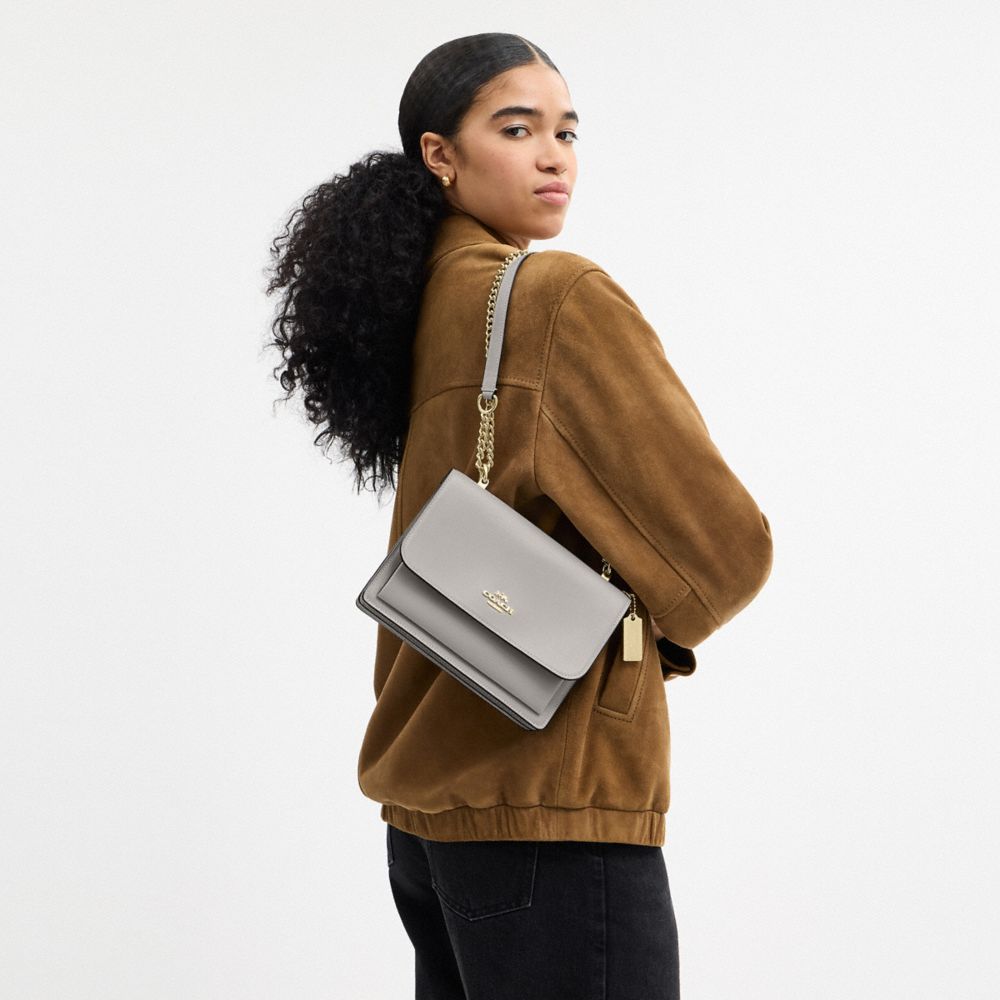 Coach Klare Crossbody Bag Gold Dove Grey