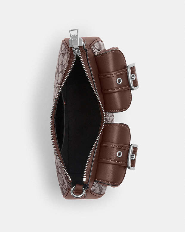 Ashton Bag In Signature Jacquard Signature Jacquard-Silver-Oak-Maple Signature Jacquard-Silver-Oak-Maple