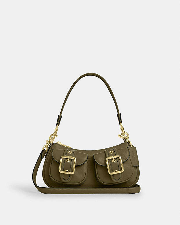 Ashton Bag Glazed Leather-Gold-Olive Glazed Leather-Gold-Olive