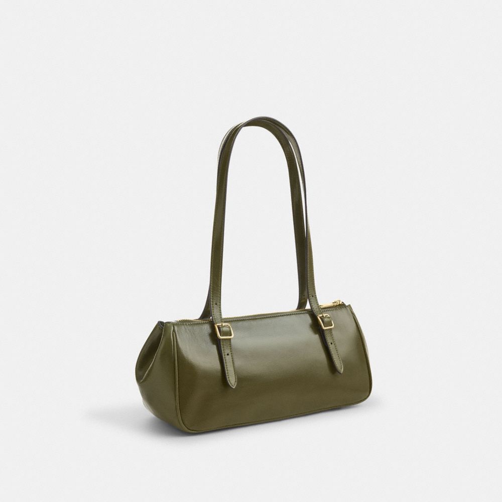 Coach Asher Shoulder Bag Gold Olive