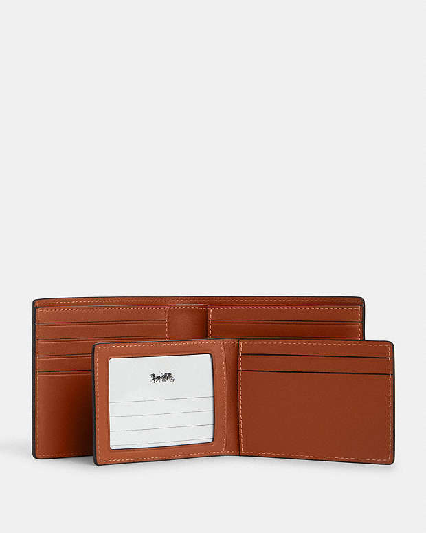 3 In 1 Wallet Smooth Leather-Tan Smooth Leather-Tan
