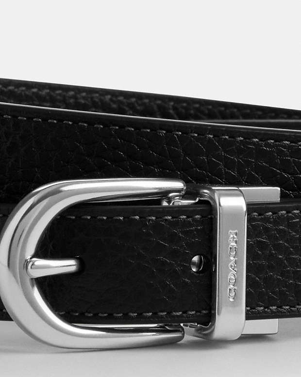 Classic Buckle Cut To Size Belt, 25 Mm Silver-Black Silver-Black