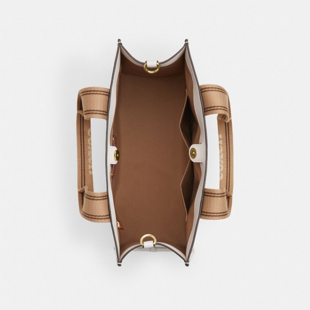 Coach Smith Tote Bag Gold Chalk Multi