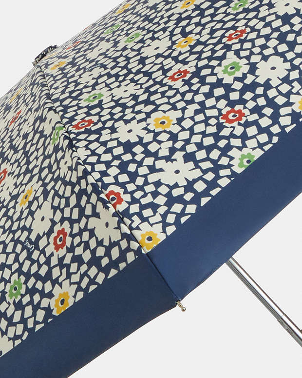 Uv Protection Mini Umbrella With Plaid Print Sv-Deep Blue Multi Sv-Deep Blue Multi