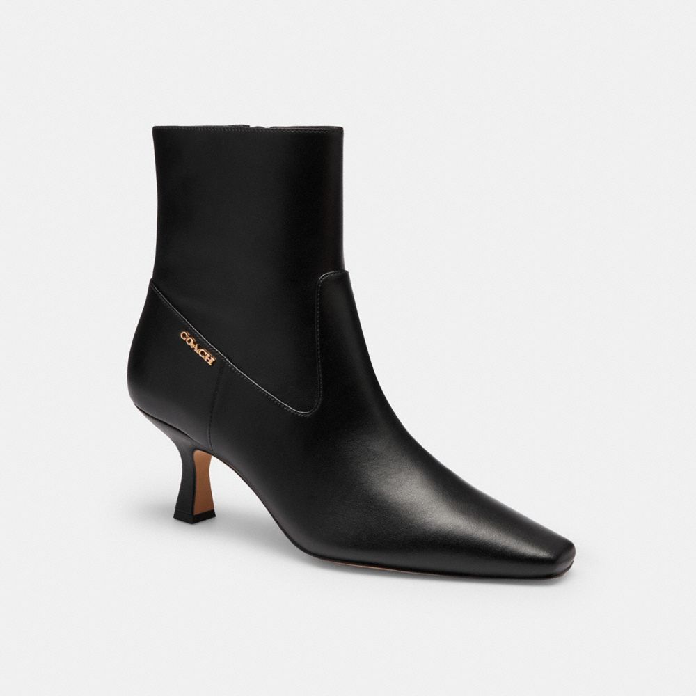 Coach Kitten Heel Bootie Black