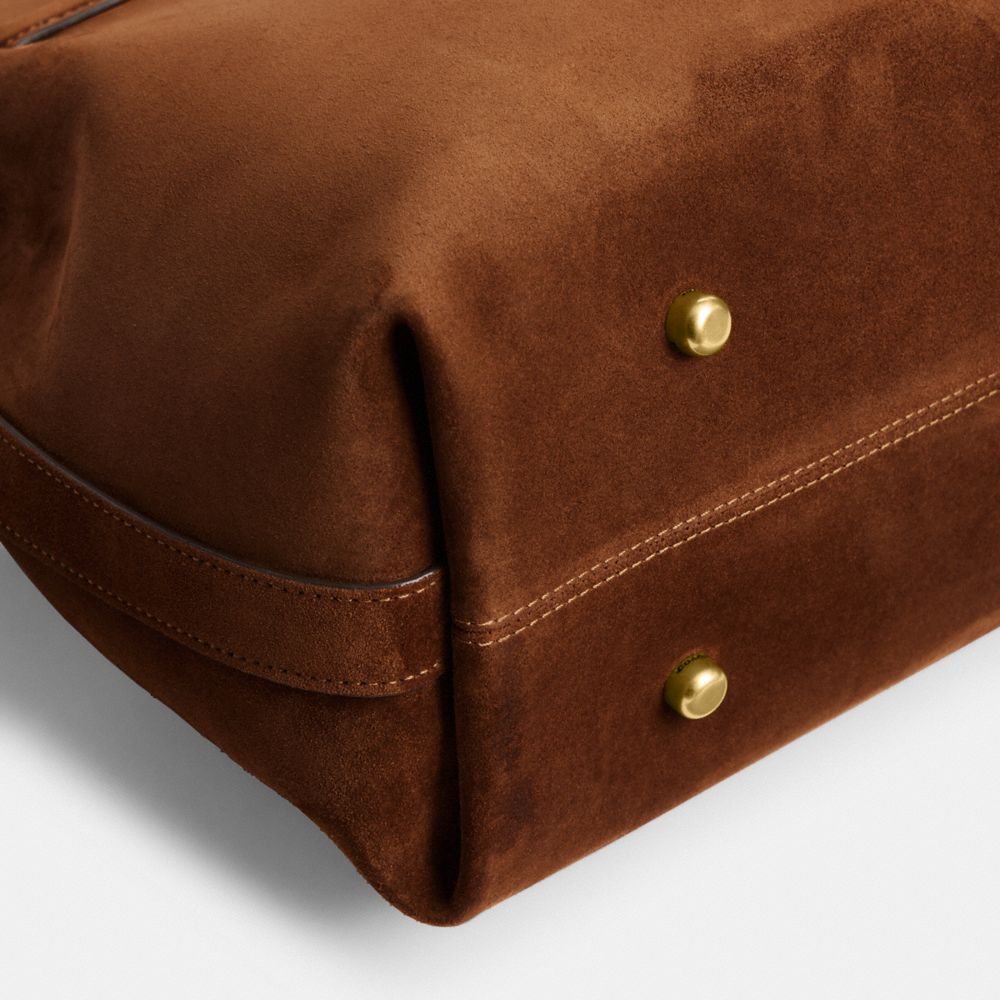 Coach Soft Empire Carryall Bag 40 Brass Warm Brown