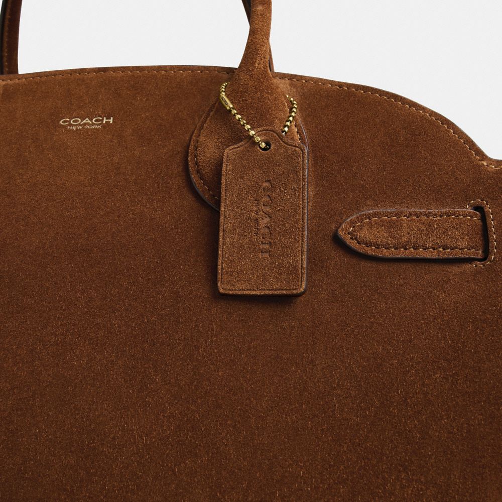 Coach Soft Empire Carryall Bag 40 Brass Warm Brown