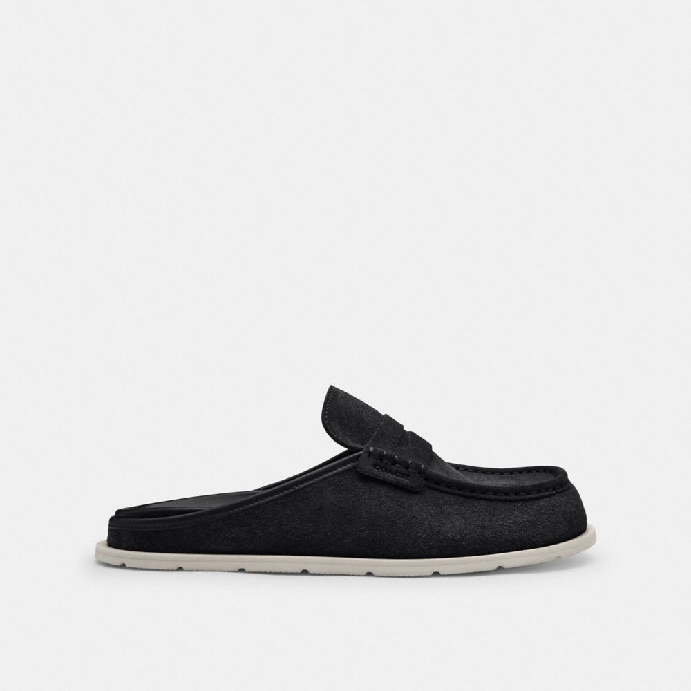 Coach Loafer Mule Black