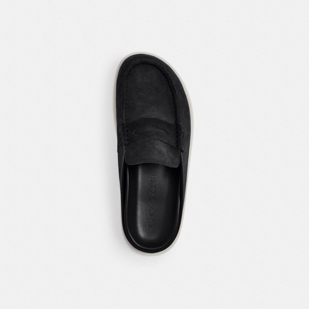 Coach Loafer Mule Black