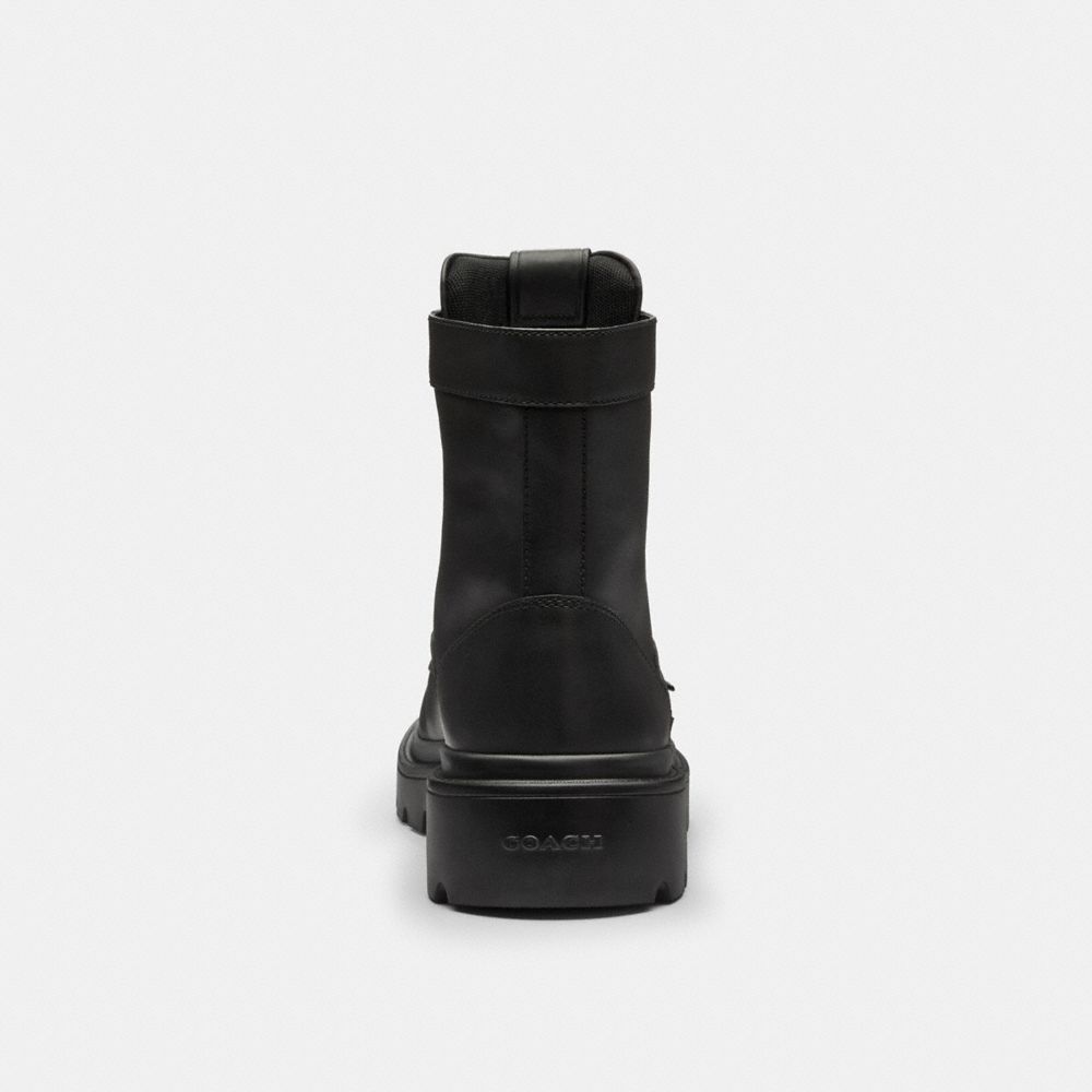 Men's Coach Combat Boot Black