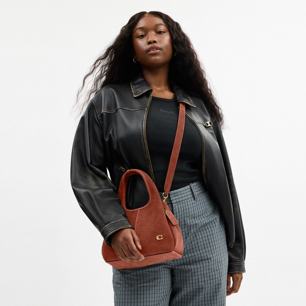 Coach Lana Shoulder Bag 23 Brass Clay