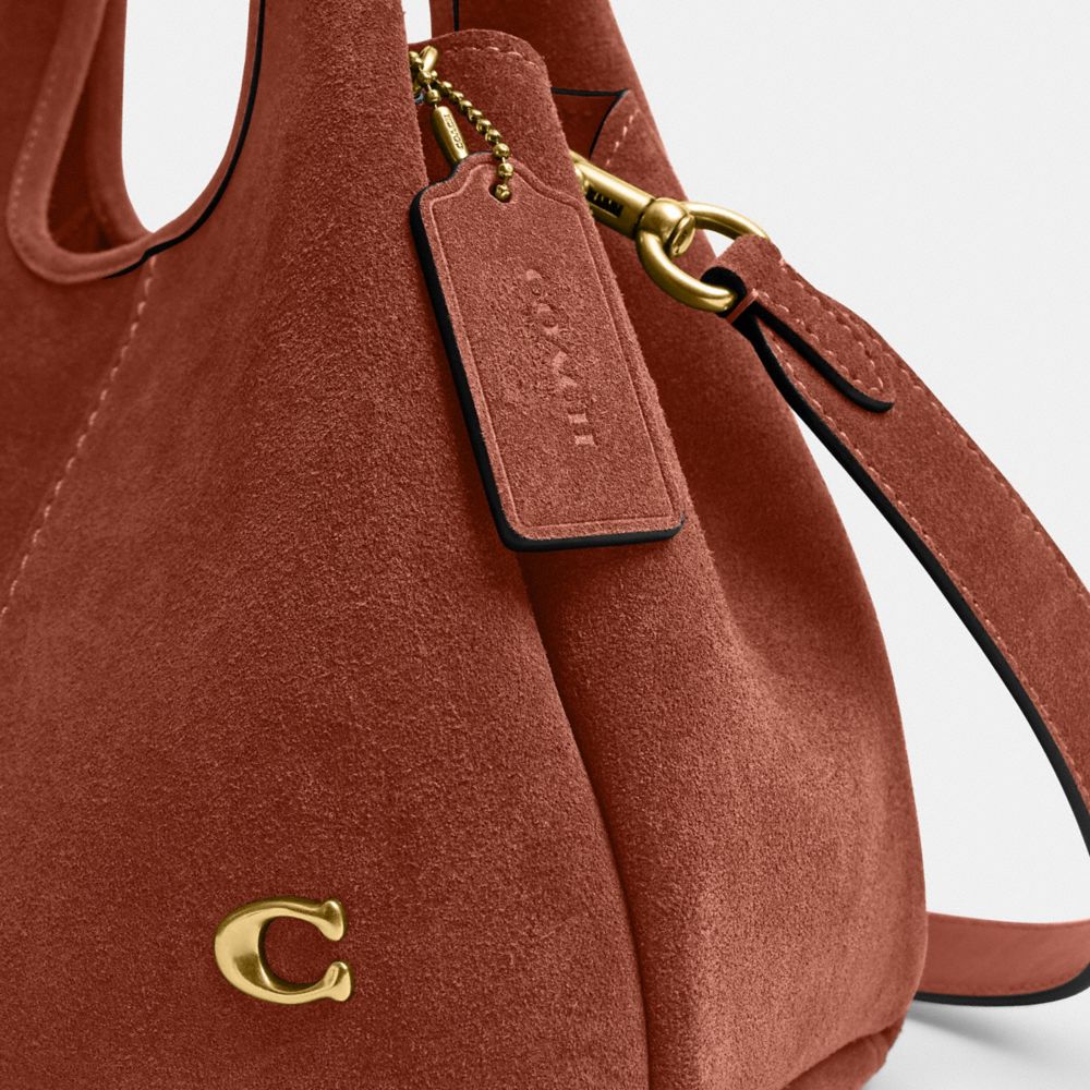 Coach Lana Shoulder Bag 23 Brass Clay