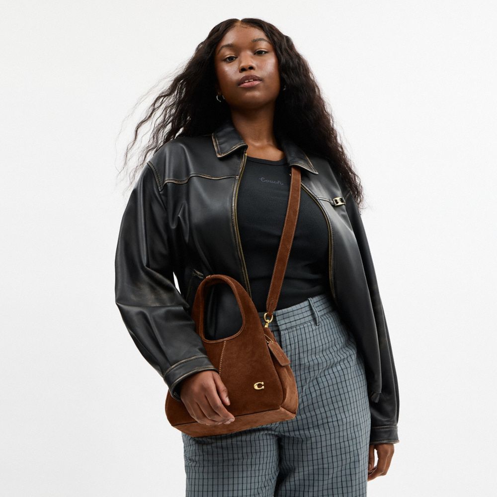 Coach Lana Shoulder Bag 23 Brass Warm Brown