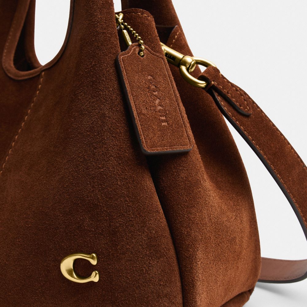 Coach Lana Shoulder Bag 23 Brass Warm Brown